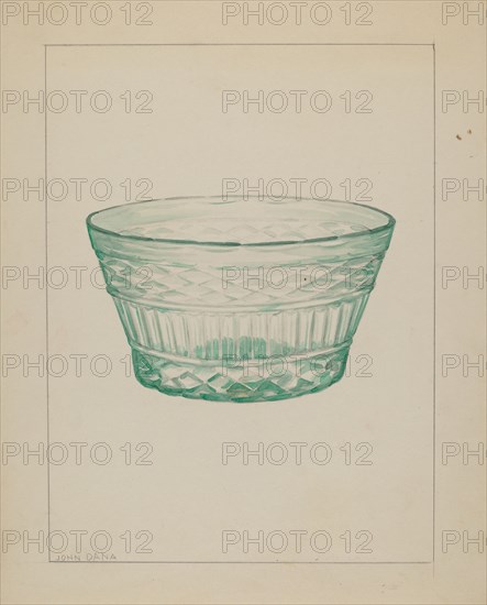 Bowl, c. 1937. Creator: John Dana.