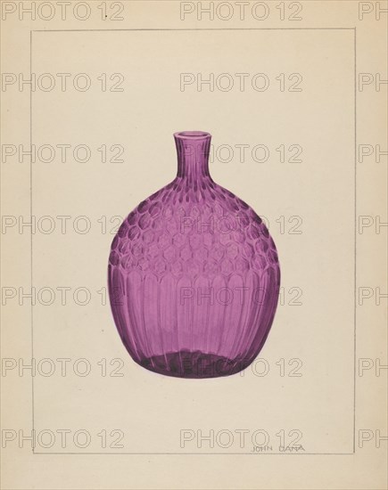 Flask, c. 1936. Creator: John Dana.