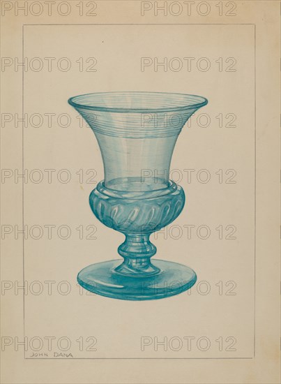 Vase, c. 1937. Creator: John Dana.