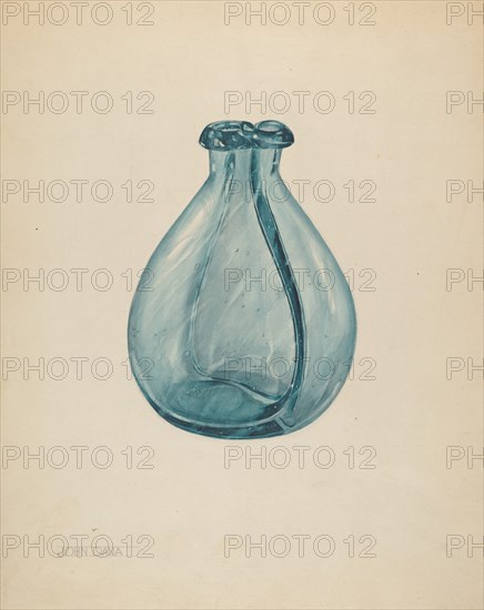 Gemel Bottle, c. 1937. Creator: John Dana.