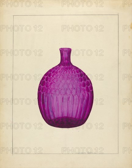 Flask, c. 1940. Creator: John Dana.