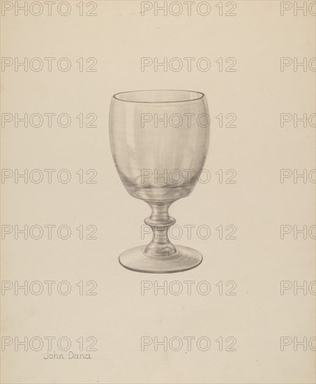 Goblet, c. 1940. Creator: John Dana.