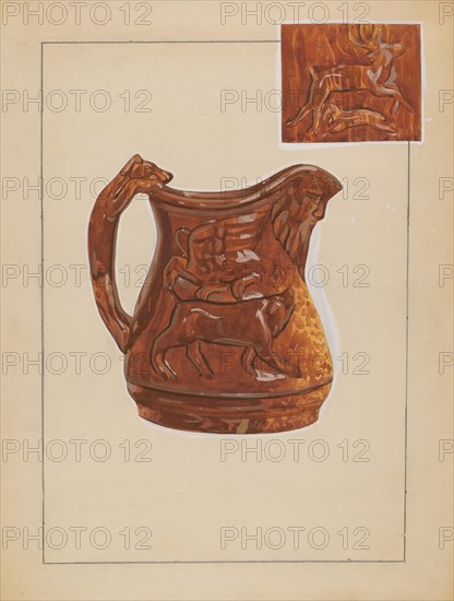 Jug, c. 1936. Creator: John Dana.