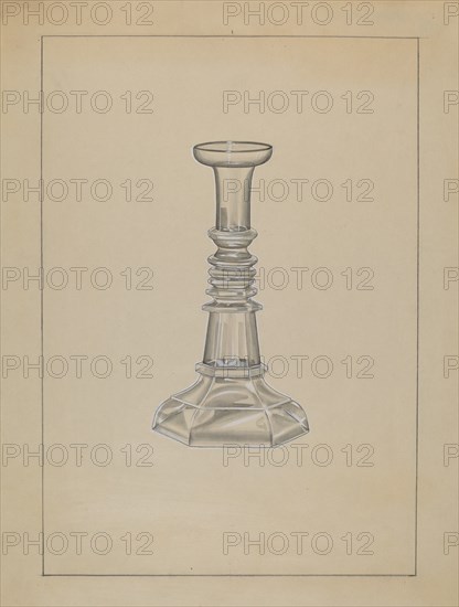 Candlestick, c. 1936. Creator: John Dana.