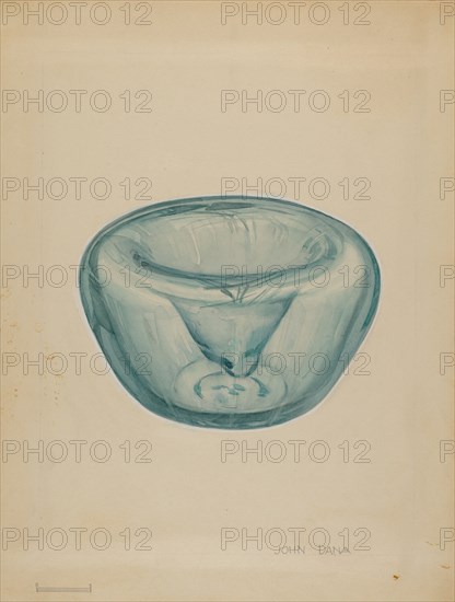 Sponge Cup, c. 1936. Creator: John Dana.