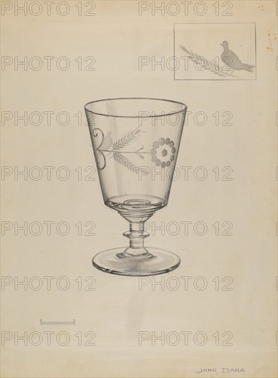 Goblet, c. 1936. Creator: John Dana.