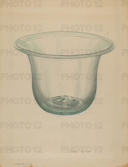 Milk Bowl, c. 1936. Creator: John Dana.