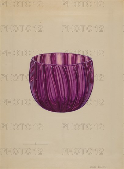 Finger Bowl, c. 1936. Creator: John Dana.