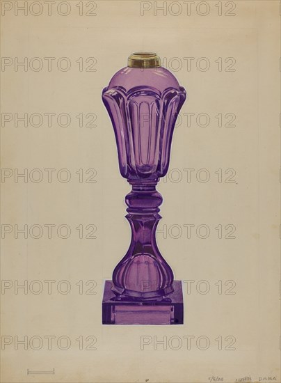 Lamp, 1938. Creator: John Dana.