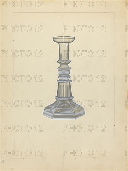 Candlestick, c. 1940. Creator: John Dana.