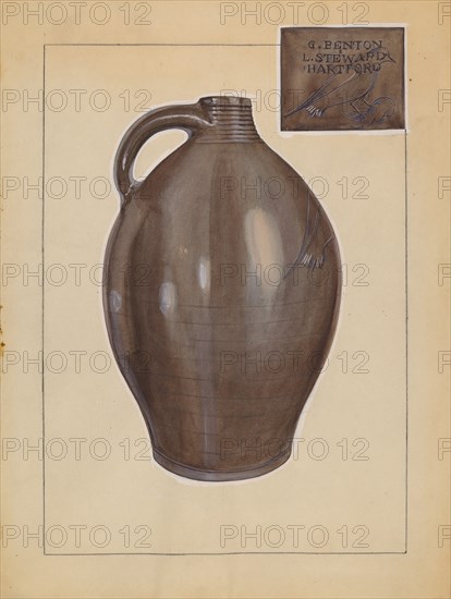 Jug, 1935/1942. Creator: John Dana.