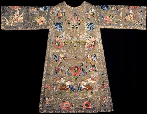 Dalmatic and Humeral Veil, Bayern, 1675/1725. Creator: Unknown.