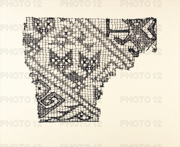 Headcloth Fragment, Peru, 1000/1476. Creator: Unknown.