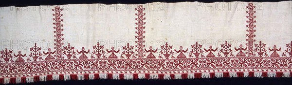 Valance (For a Bed), Cyclades, 18th century. Creator: Unknown.