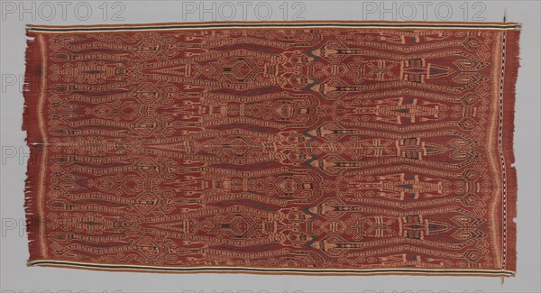 Ikat-dyed Blanket, Malaysia, 1875/1900. Creator: Unknown.