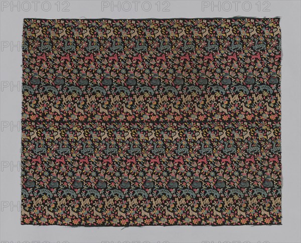 Dress Fabric, Iran, 19th century. Creator: Unknown.