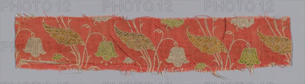 Fragment (Dress Fabric), Iran, 1600/50. Creator: Unknown.