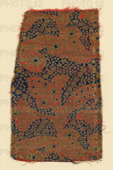 Fragment (Dress Fabric), Iran, 19th century. Creator: Unknown.