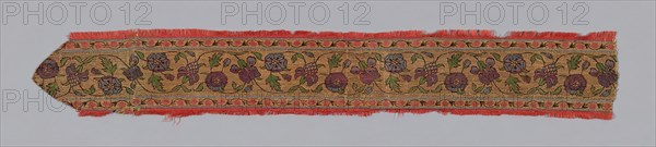Fragment (Border), Iran, 17th century. Creator: Unknown.