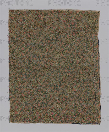 Fragment (Dress Fabric), Persia, 18th century. Creator: Unknown.