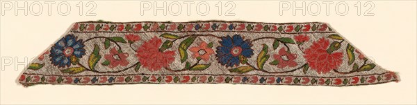 Fragment (Border), Iran, 18th century. Creator: Unknown.