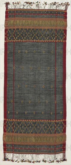 Shoulder or Head Cloth (selendang), Sumatra, 19th century. Creator: Unknown.