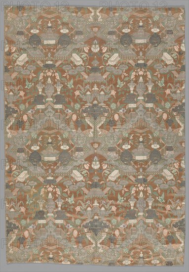 Length of Woven Silk, Netherlands, 1730s. Creator: Unknown.