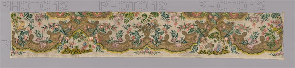 Border of a Valance, Spain, 18th century. Creator: Unknown.