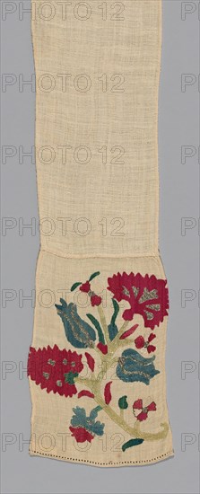 Sash or Scarf Fragment (?), Turkey, 17th century. Creator: Unknown.