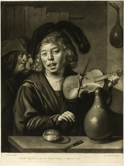 The Musical Boy, 1777. Creator: James Watson.