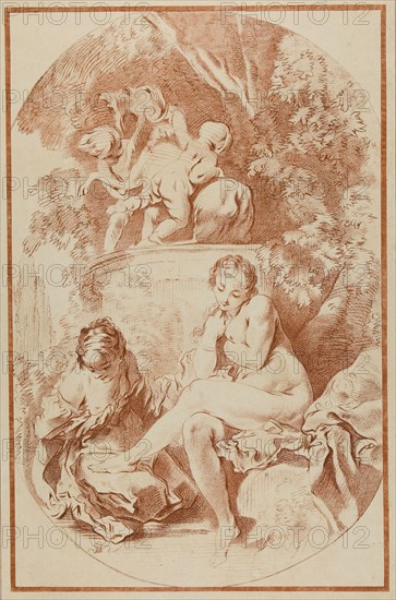 Bathsheba, from A Collection of Prints in Imitation of Drawings, 1764, published 1778. Creator: William Wynne Ryland.