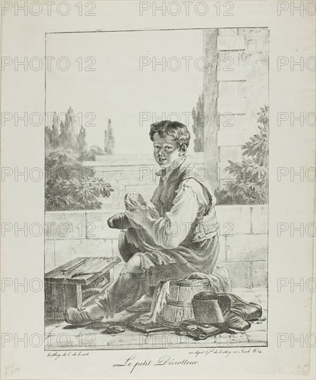 The Little Shoe-Shine Boy, n.d. Creator: Charles-Philibert de Lasteyrie.