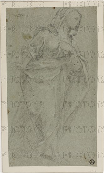 Standing Draped Female Figure, n.d. Creator: Baldassare Franceschini.