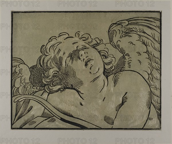 Bust of Sleeping Cupid, 1627/53. Creator: Bartolomeo Coriolano.