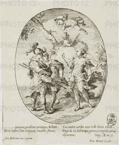 Aeneas, Venus, and Achates, n.d. Creator: Pietro Rotari.