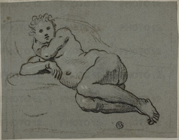 Reclining Nude, 1600/20. Creators: Domenico Tintoretto, Workshop of Tintoretto.