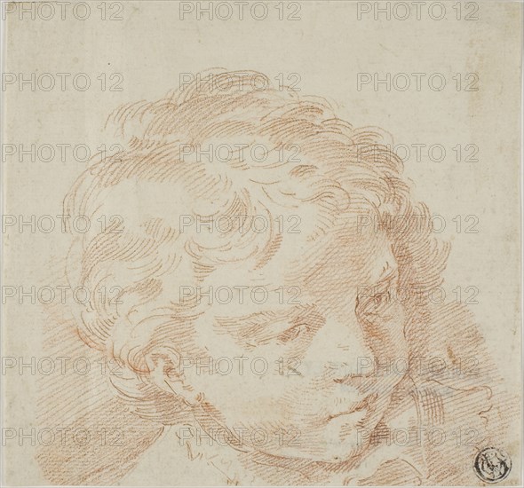 Child's Head, n.d. Creators: Donato Creti, Francesco Fontebasso, Domenico Maria Fratta.