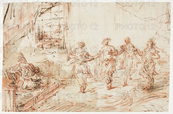 Harem Scene, n.d. Creator: Francesco Guardi.