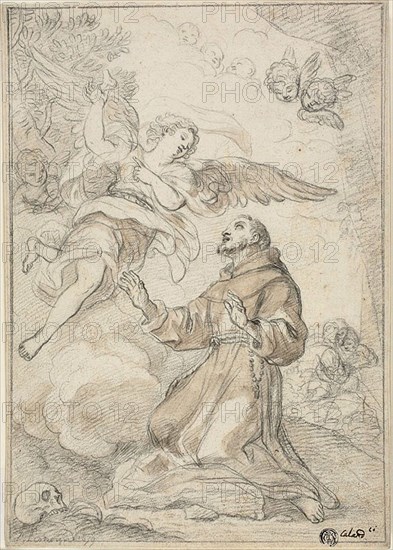 Angel Appearing to Saint Dominic, n.d. Creator: Giacinto Calandrucci.