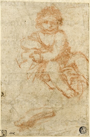 Study for Christ Child, 1610/12. Creator: Giacomo Cavedone.