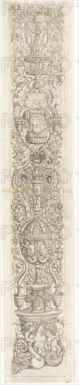 Nereid Ridden by Two Children, plate six of Twelve Ornament Panels, 1505/15. Creator: Giovan Pietro Birago.