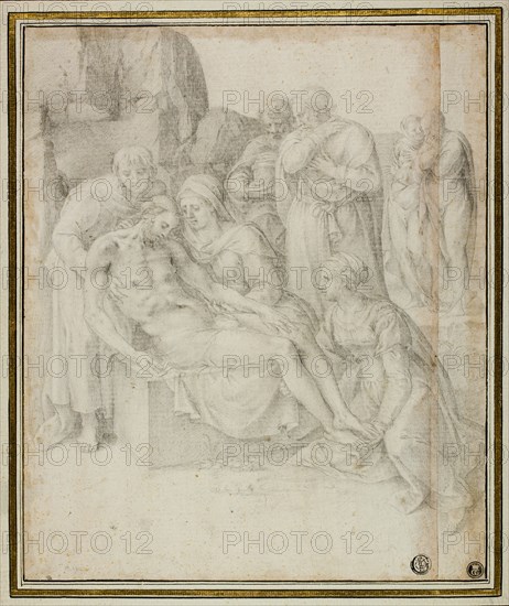 Lamentation, 1540/68. Creator: Giulio Clovio.