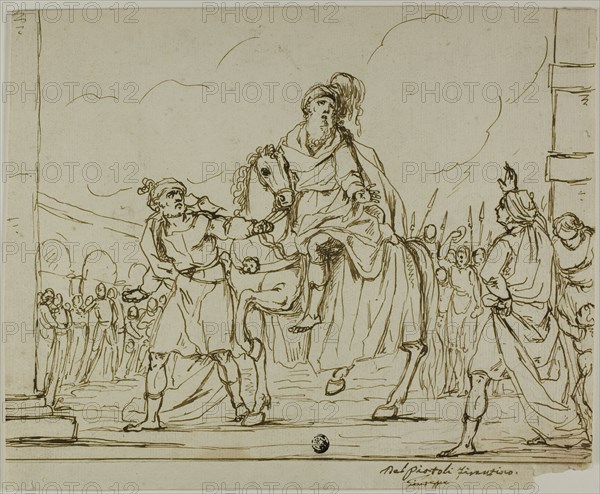 Triumph of Mordecai, n.d. Creator: Giuseppe Piattoli.