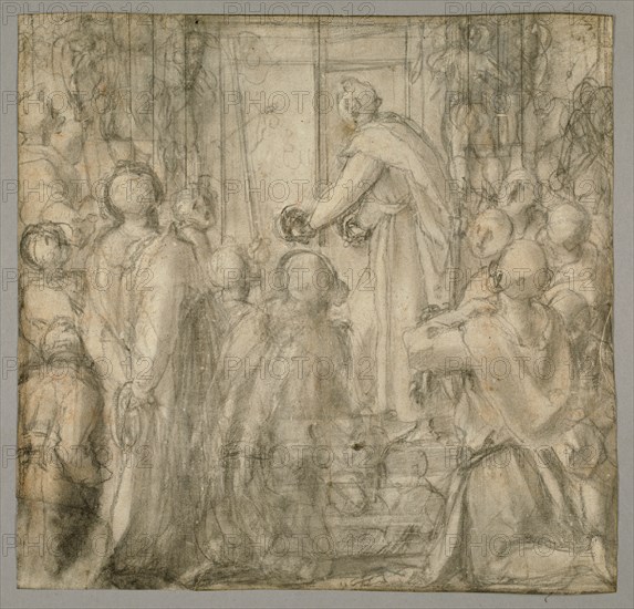 Christ before Pilate, 1522/23. Creator: Jacopo Pontormo.