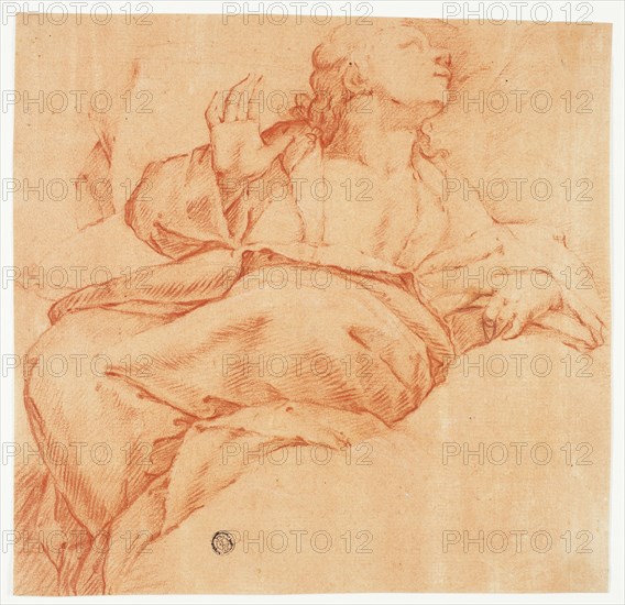 Evangelist Looking Upward, n.d. Creator: Luca Giordano.