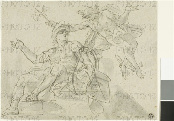 Mercury and Mars, n.d. Creators: Marco Marcola, Charles le Brun.