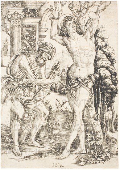 Saint Sebastian, 1506/07. Creator: Master I.B. with the Bird.