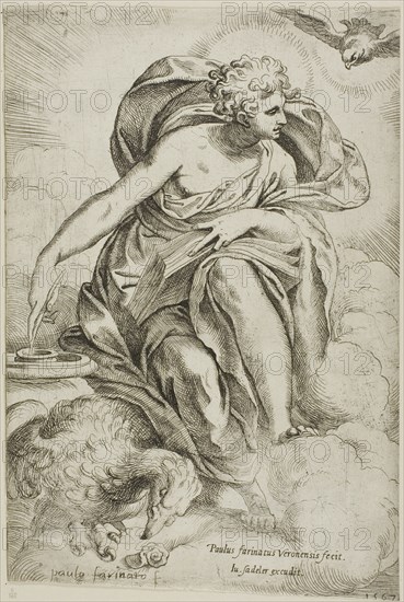 Saint John the Evangelist, 1567. Creator: Paolo Farinati.