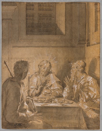 Supper at Emmaus, 1590/95. Creator: Peter Candid.