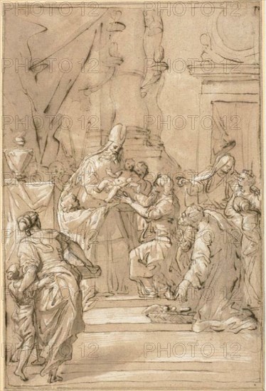 Presentation in the Temple, c.1710. Creator: Pietro da Pietri.